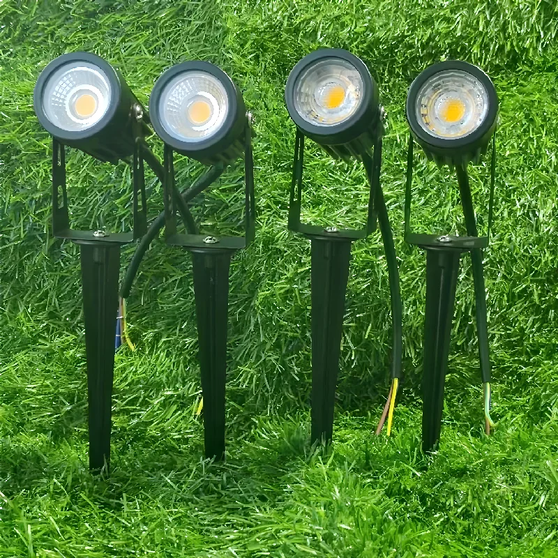 

Home YardLighting 3W 5W Outdoor Waterproof LED Lawn Spotlight Pathway GardenLawn ParkSpotlight AC220V DC12 24V LandscapeLighting