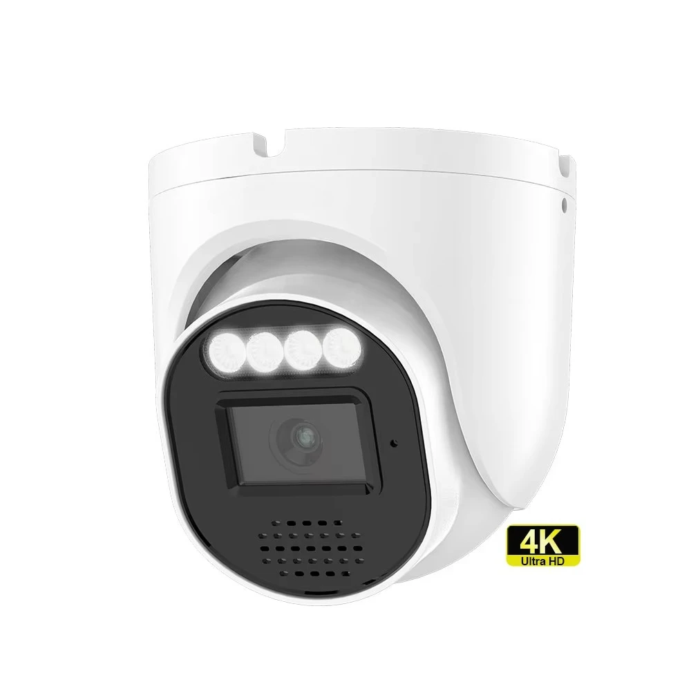 

8MP Compatible Full Color PoE Camera Waterproof Audio 3.6mm Lens 4MP Outdoor Security IP Network Camera 4K