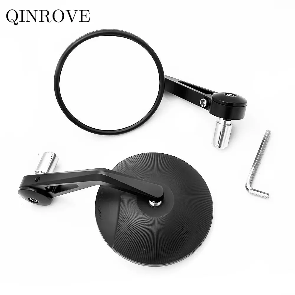 

1 pair Aluminum 7/8'' 22MM Motorcycle Rearview Mirrors Scooter MOTOCROSS Handlebar end Mirror Universal Side Mirror Accessories
