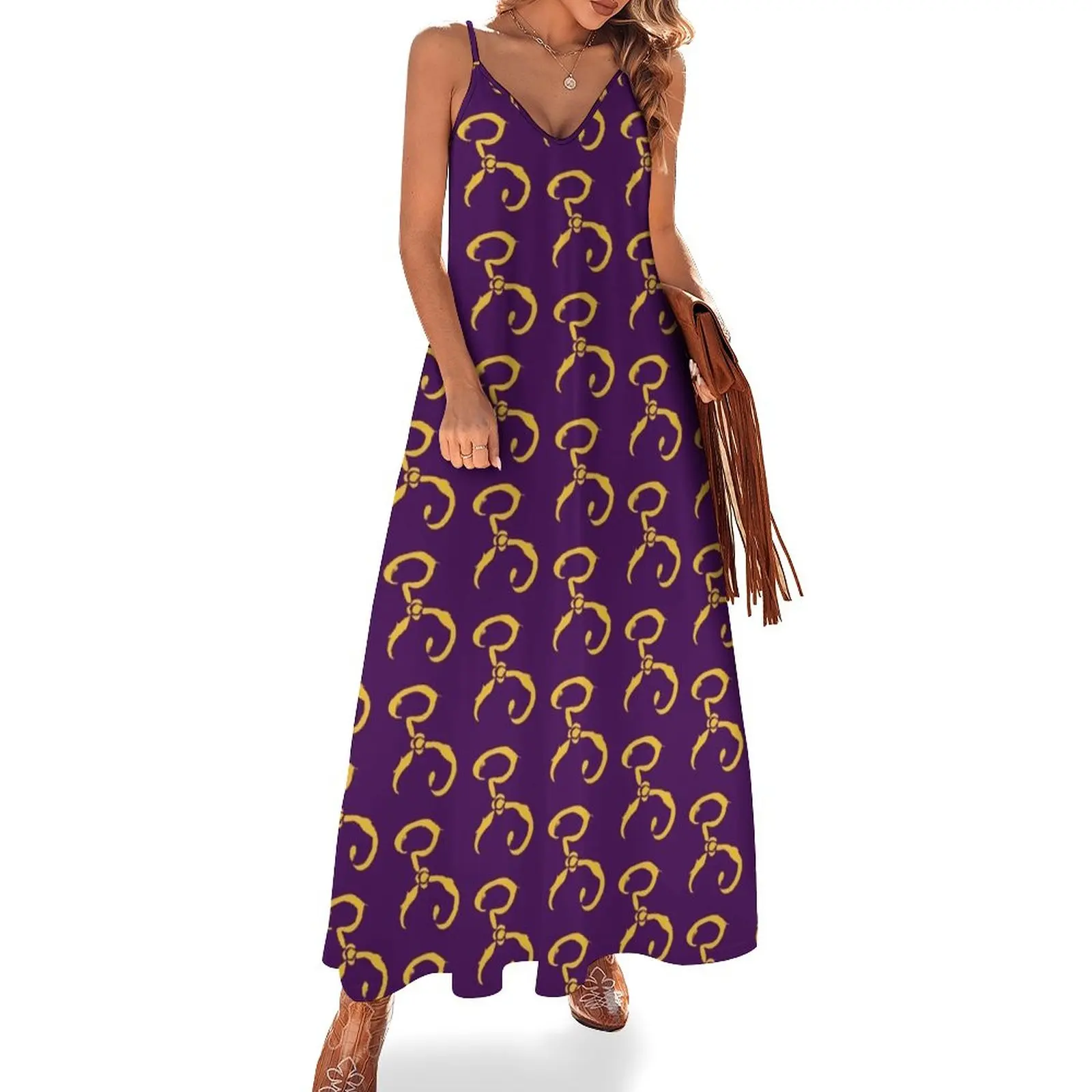 

Call of Cthulhu - The Yellow Sign - In King's Gold Sleeveless Dress dresses for womens dresses summer