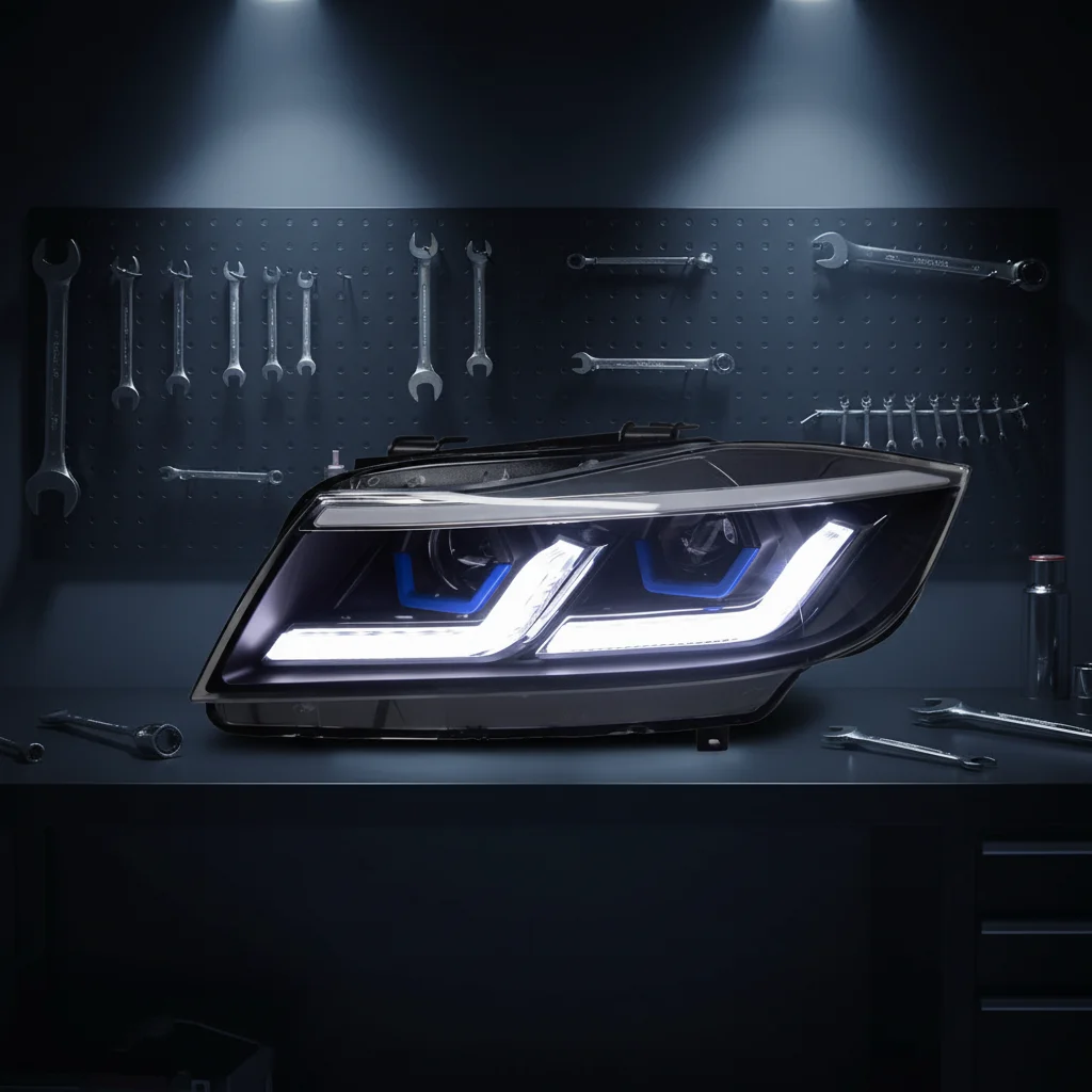 Car Lights for BMW E90 Headlight Projector Lens 3 Series 330i 320i Signal Head Lamp LED Headlights Drl Automotive Accessories