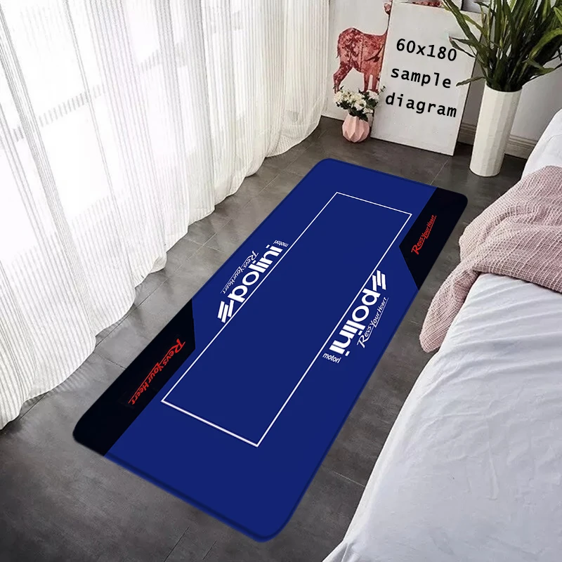 Interior Floor Mat P-Polini Italy Scooter Doormat Non-slip Foot Rug for Entryway Kitchen Carpet Bedroom Bedside Mats Home Decors