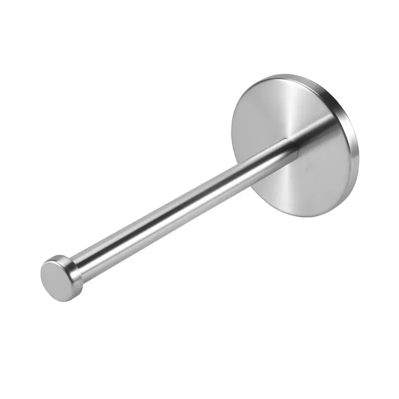 HLZS-Stainless Steel Roll Paper Towel Rack Kitchen Tissue Holder Bathroom Toilet Paper Stand Napkin Rack House Tool
