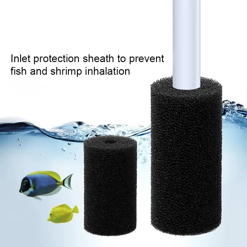 Manchon d'entrée de filtre en éponge en mousse noire, ShriAJNets, Intervalles ShriAJ, Entrée de filtre, Juste de protection, Accessoires d'aquarium