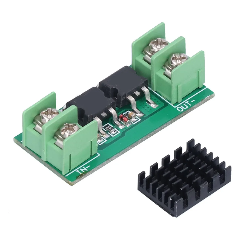 DC 5-60V Solar Ideal Diode Module Anti-backflow 15A Solar Ideal Diode Controller Module with Heatsink