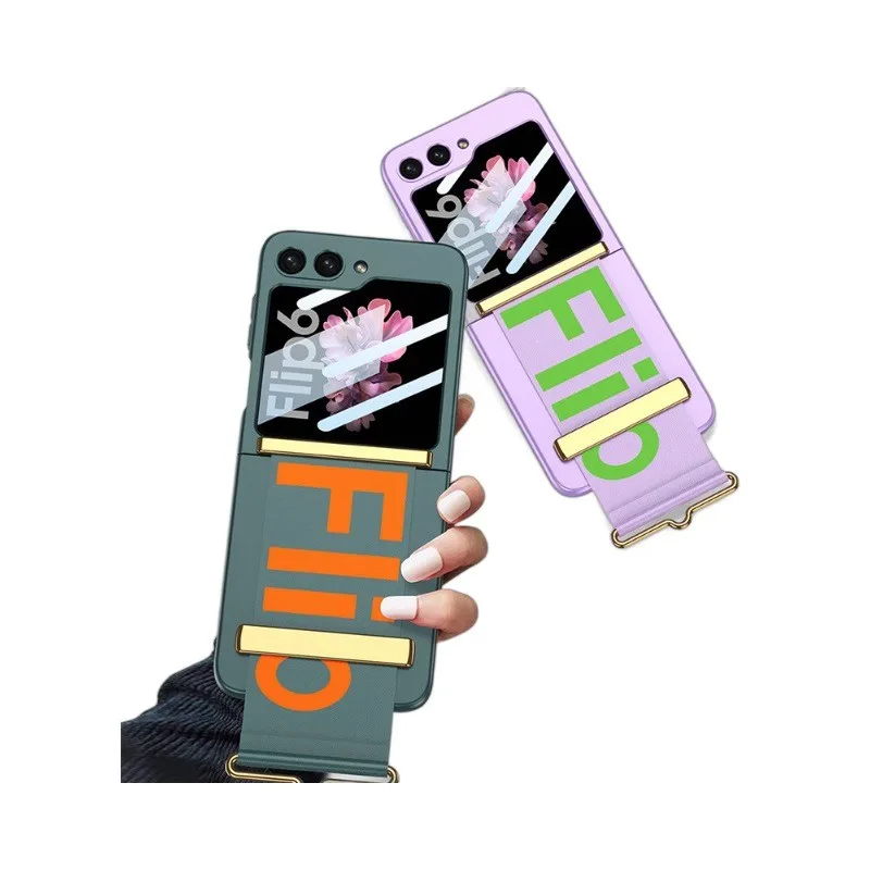 

Чехол для телефона Samsung Galaxy Z Flip 7 SE Flip 6 5G ZFlip7 SE ZFlip6, держатель на запястье, матовый, ультратонкий, противоударный, жесткий чехол