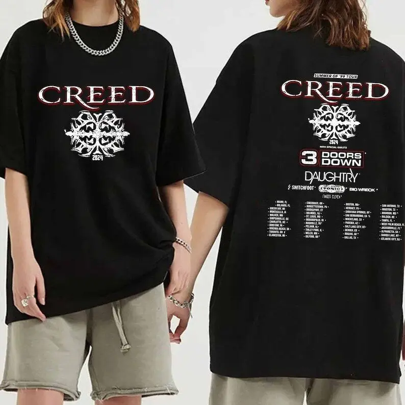 

Creed 2024 Tour Summer of ’99 Tour Shirt, Creed Band Fan Shirt, Men Shirt