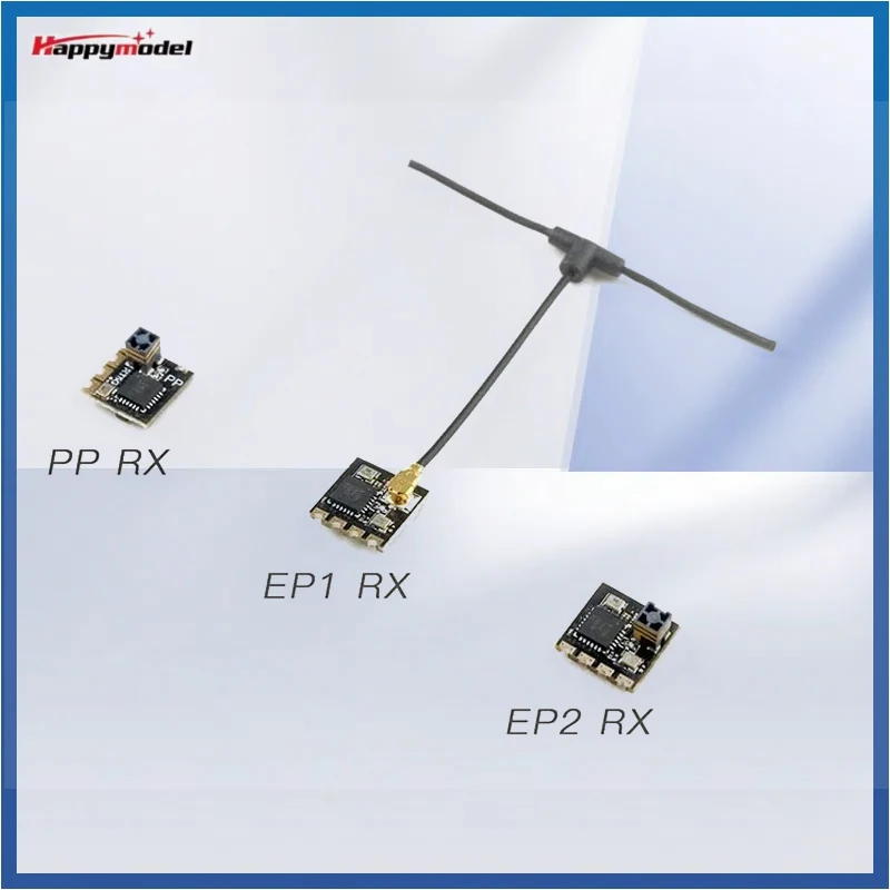 

HappyModel ExpressLRS ELRS 2.4G RX SX1280 Nano Long Range Receiver PP EP1 EP2 RX 10X10mm for RC Airplane FPV Long Range LR4 LR7