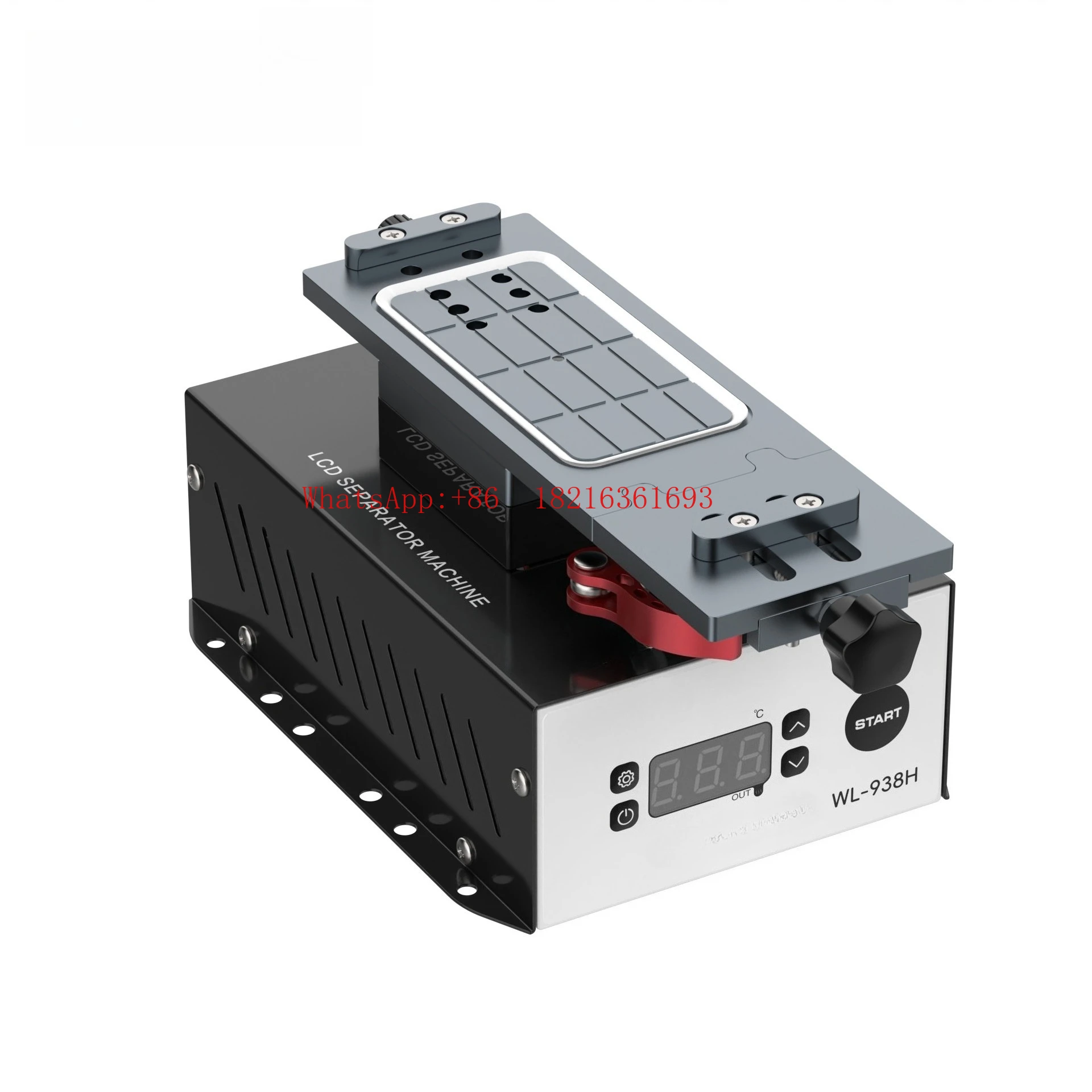 WL-938H Mobile Phone Screen Rotary Separator Repair and Unframe Built-in Pump Straight/curved Screen Replacement Tool