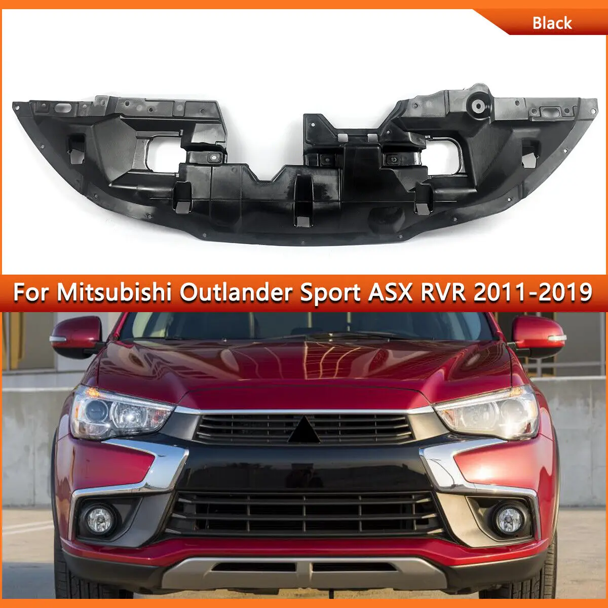 

Engine Under Cover Shield Guard For Mitsubishi Outlander Sport ASX RVR 2011-2019 Water Tank Base Bracket Lower Guard Board