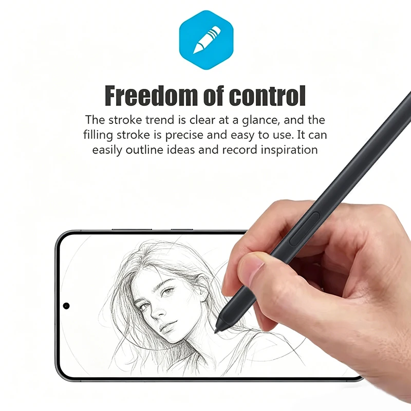 Für Samsung Galaxy S21 Ultra Touch Stylus S Pen + Ersatzspitzen + Kratzfeste, klare, weiche TPU-Schutzhülle 3-in-1 Zubehör-Kit – Detail 3