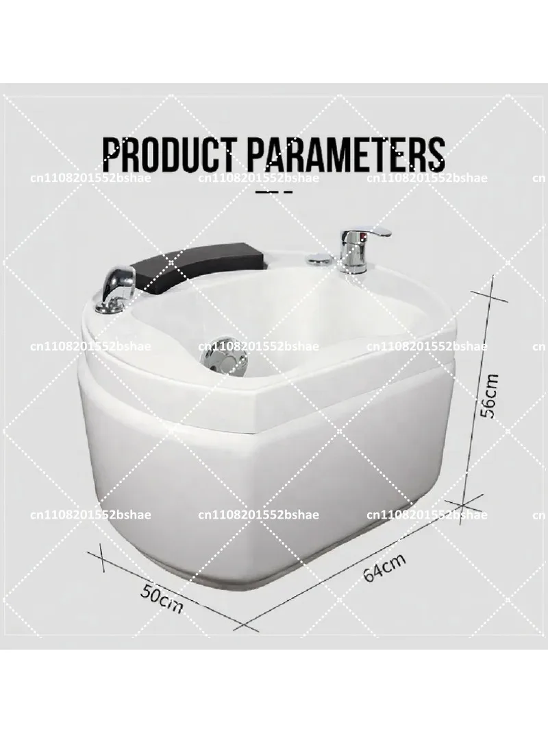 Acrylic Foot Basin with Colorful Lights, Ceramic Foot Bath for Spa Hotel, Commercial Foot Therapy Basin