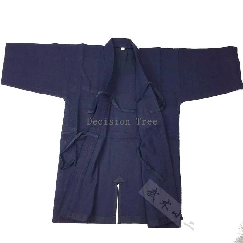 

2025 чистый хлопок дышащий косплей костюм кендо японский ушу тренировочная повседневная униформа простая удобная прочная униформа кендо