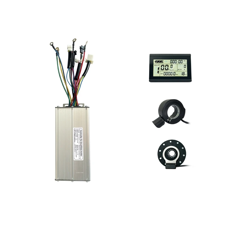 New Practical Controller Kit Electric Bicycle Controller LCD3U Display Sine Wave Controller 36/48V 30A