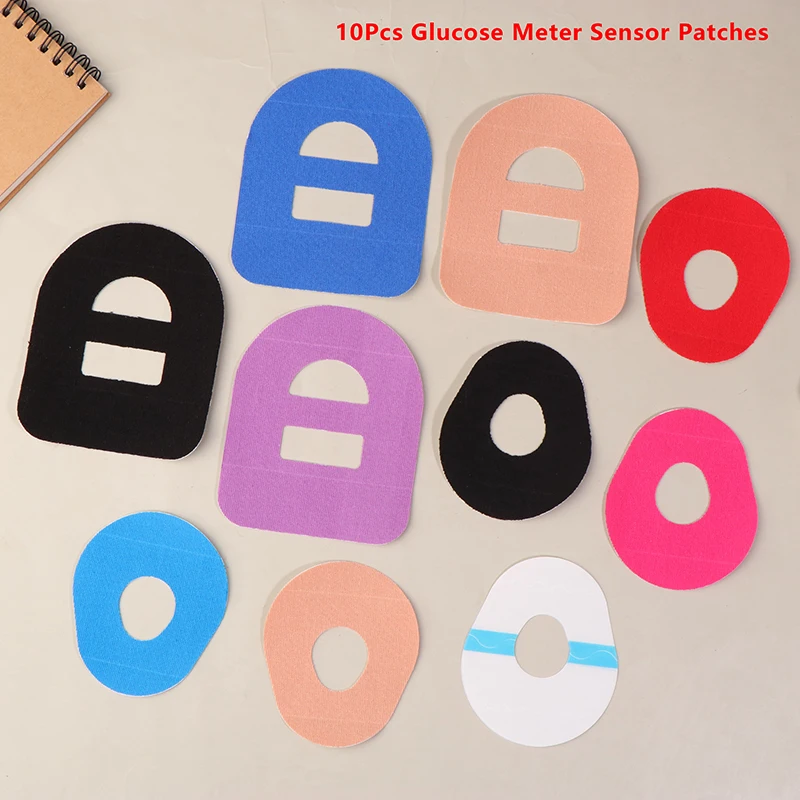 

10Pcs Waterproof Adhesive Patches Sensor Patch Glucose Meter Sensor Fixing Sticker Long Lasting Blood Glucose Monitoring