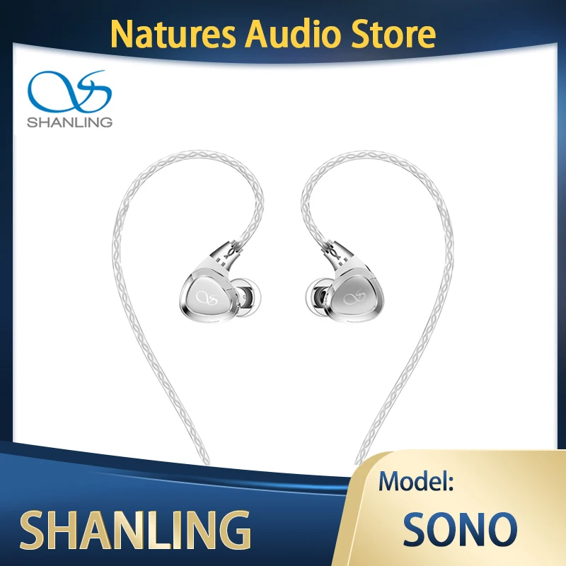 

Shanling SONO Hifi IEM In-ear Earphone 9.2mm Dynamic Driver 2DD+1BA Hybrid HiFi Headphones Monitor Earphone Earbud