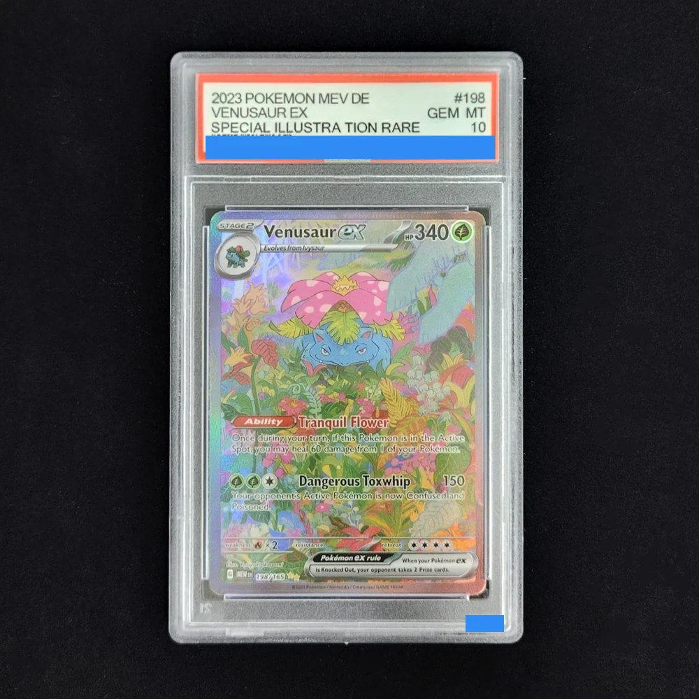 PTCG POKEMÓN MEW ES 151 # 199 200 198 CARIZARD VENUSAUR BLASTOISE EX Grado de autenticación GEM MT 10 Tarjeta Tarjetas de colección de regalo
