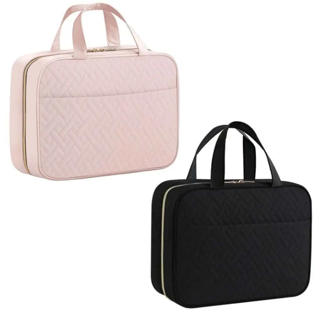 

Новая портативная сумка для туалетных принадлежностей, дорожная сумка с подвесным крючком, большая вместительная косметичка для макияжа, дорожный органайзер, набор кистей