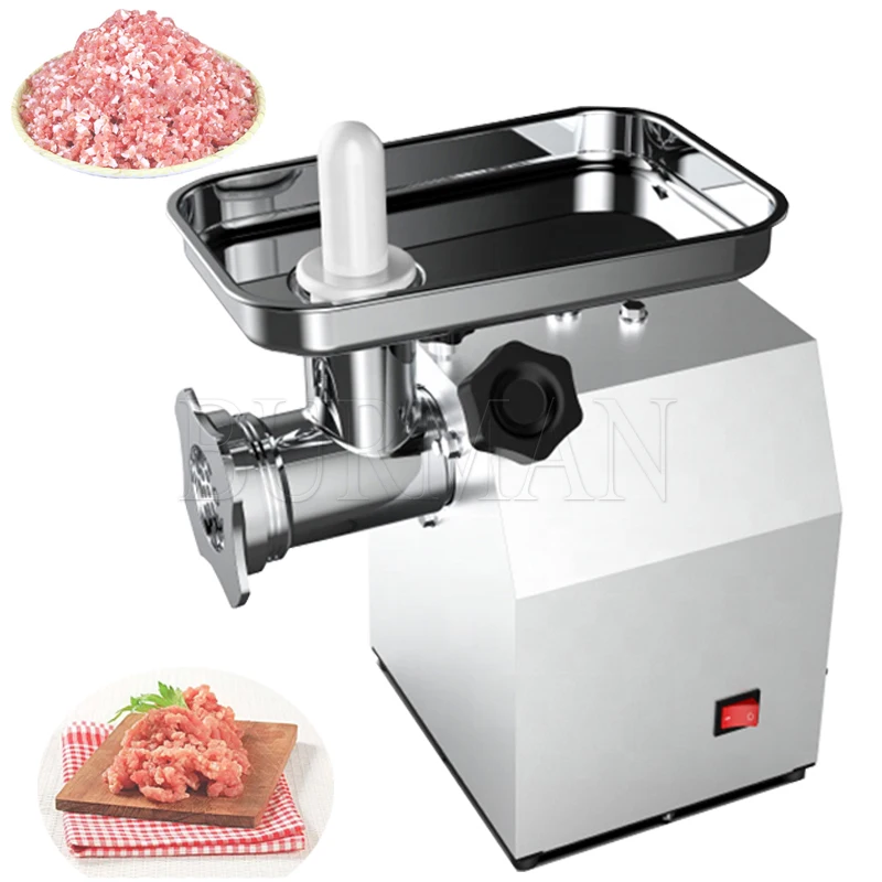 600W Electric Meat Grinder Kitchen Appliance Stainless Steel   For Home