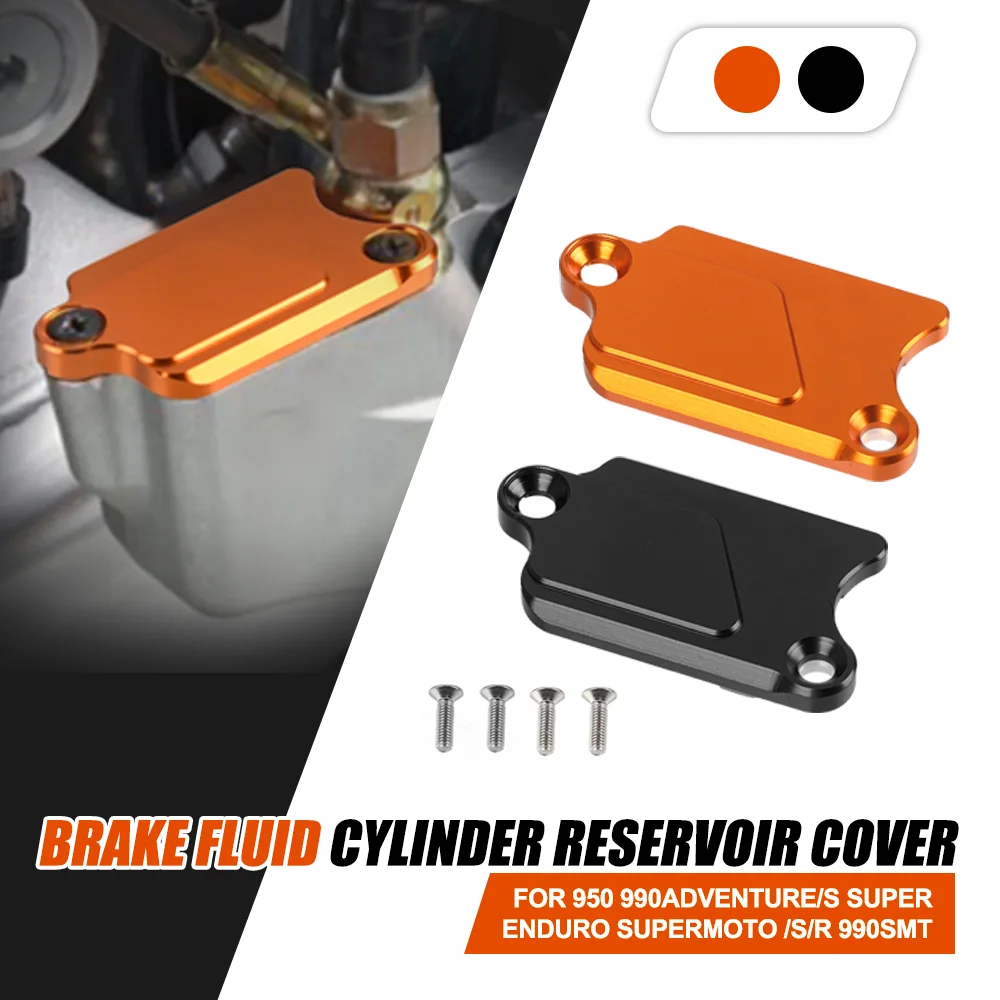 

Motorcycle Aluminum Front Brake Cylinder Fluid Reservoir Cover Cap FOR 950 990 ADVENTURE/S SUPER ENDURO SUPERMOTO /S/R 990 SMT
