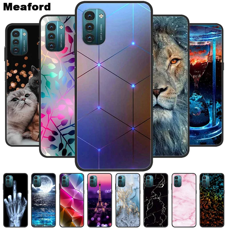 Para Nokia G21 funda Nokia G11 a prueba de golpes de silicona suave TPU funda de teléfono para Nokia G21 G 11 fundas traseras para Nokia G 21 carcasa de parachoques