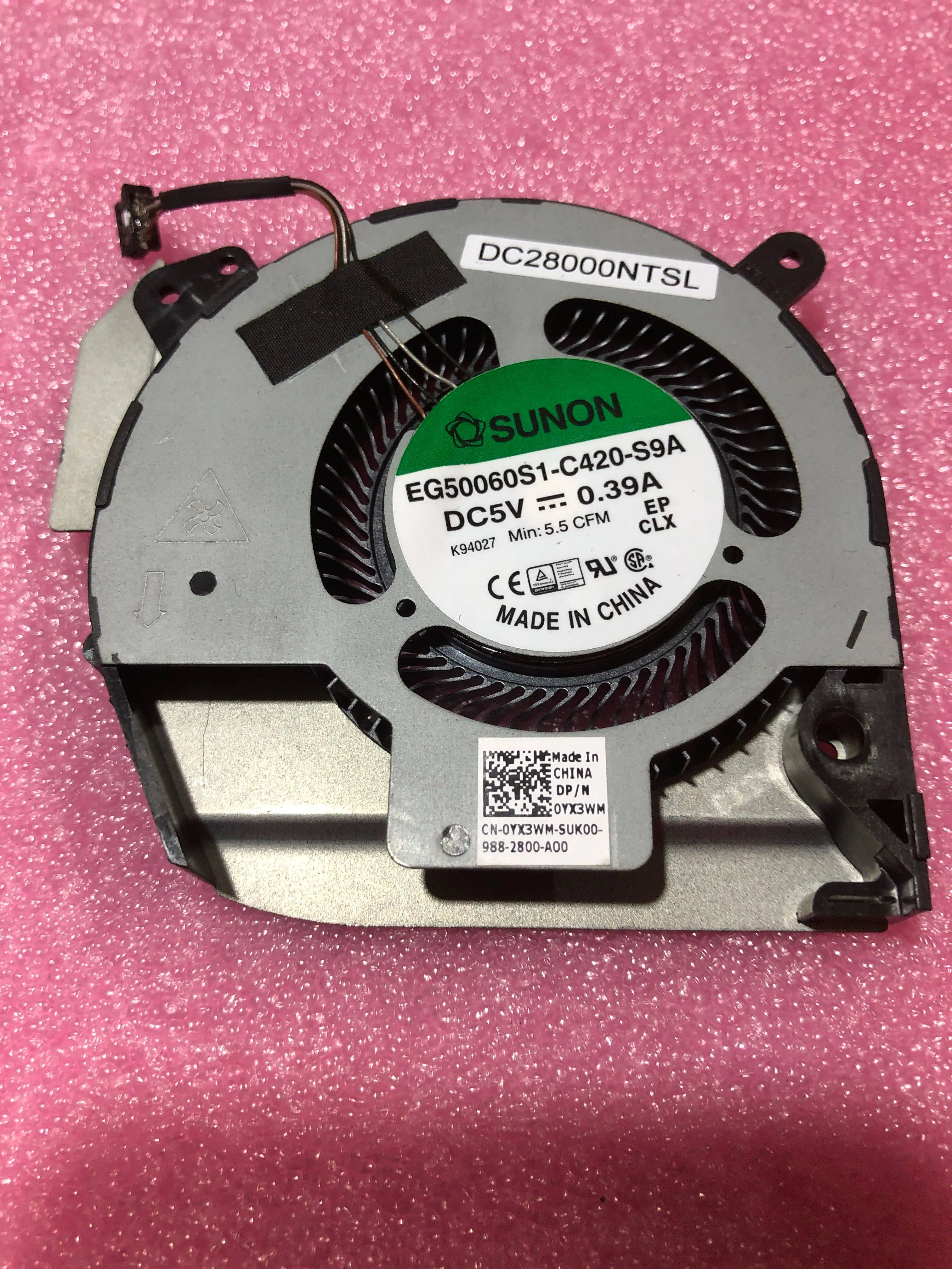 交換用冷却ファン-dell-latitude-5401-eg50060s1-c400-s9a-0yx3wm-ノートパソコン冷却システム用-ノートpcアクセサリー用