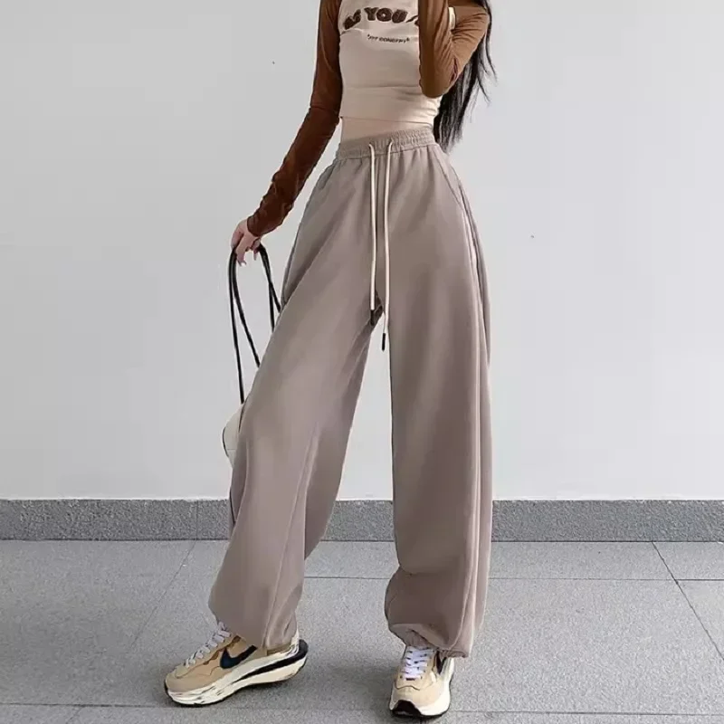 

New high waisted hanging retro loose ankle pants