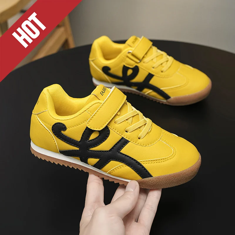 

Children Boys Sports Running Shoes Leather Lightweight Breathable Comfortabe For Girls Boys Casual Running Walking Kids Sneakers