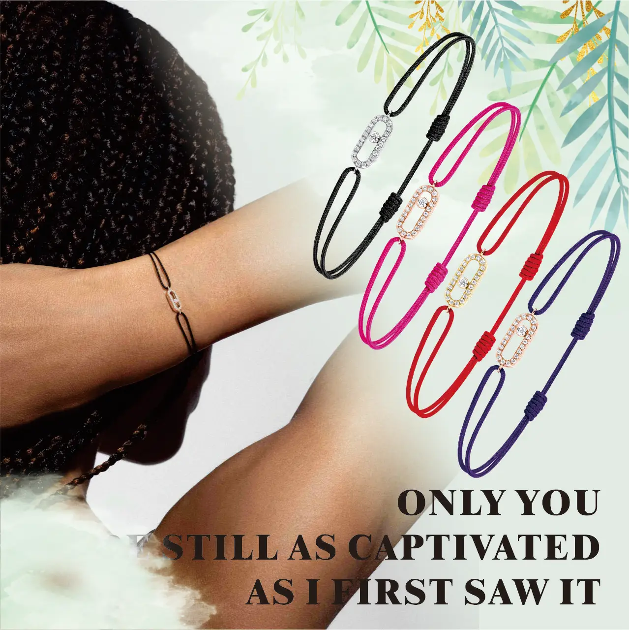 

French Luxury Jewelry Original 1:1 Classic 925 Sterling Silver Move Uno Women Bracelet Rope Holiday Gift Free Shipping