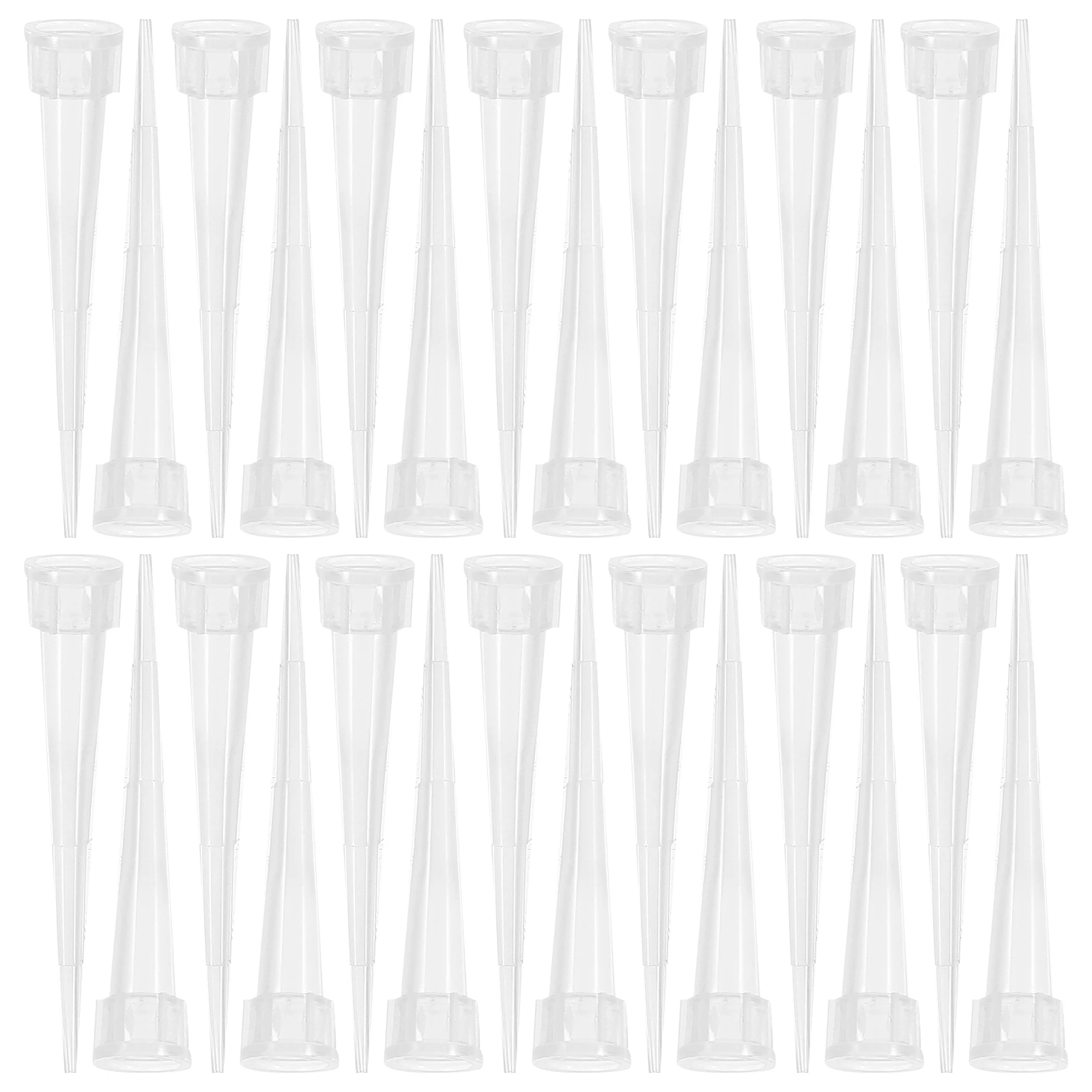 

100pcs Flower Mud Tubes Arrangement Reusable Plastic Vials Open Design DIY Tools Simulation Flowers Fixation Holder Wedding