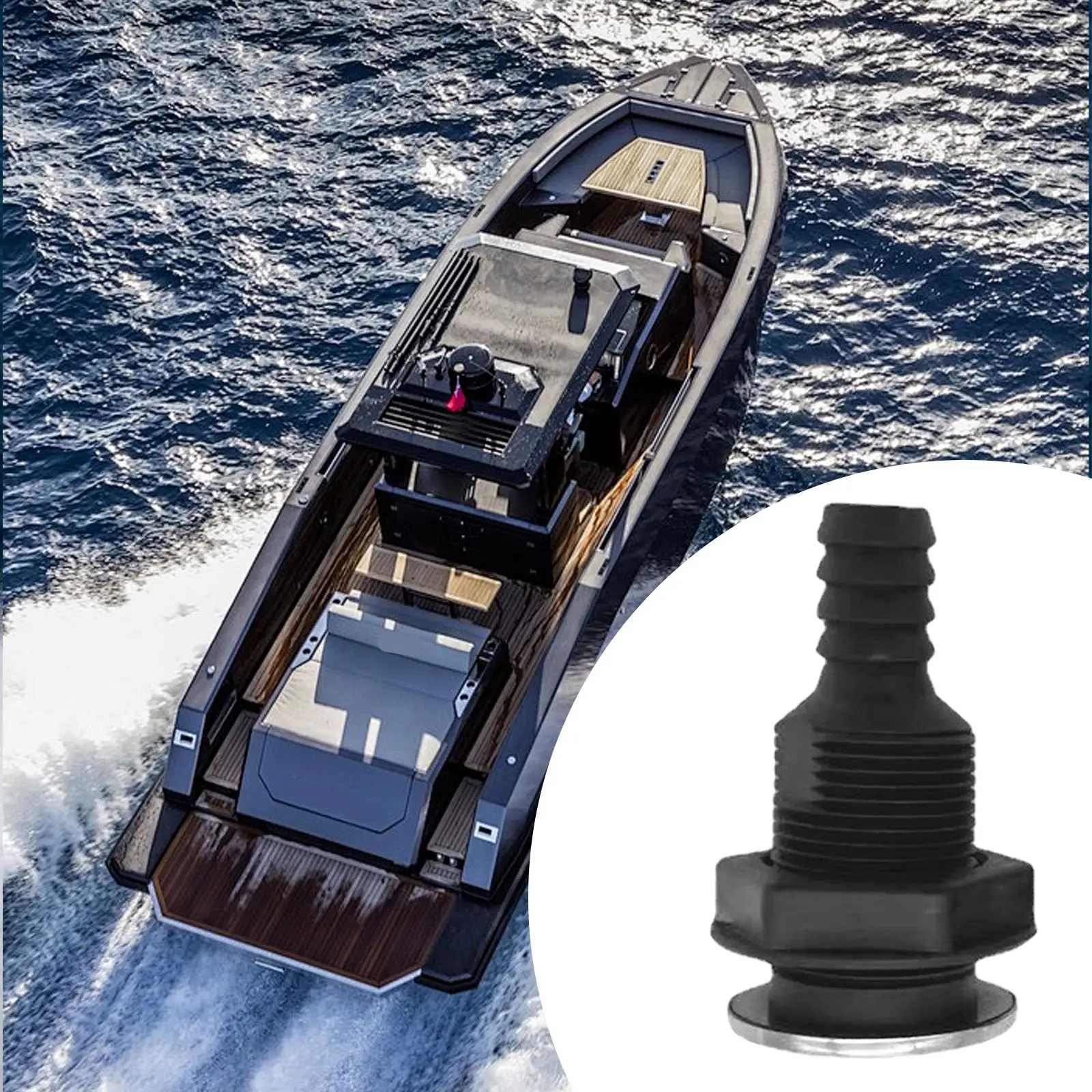 thru Hull Fitting Accessories Universal Direct Replacement Durable Yacht