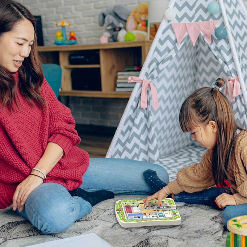 Trasferimento auto fuori dal garage, auto, Huarong Road, scorrevole, formazione sul pensiero intellettuale per bambini, giocattoli di intelligenza, puzzle