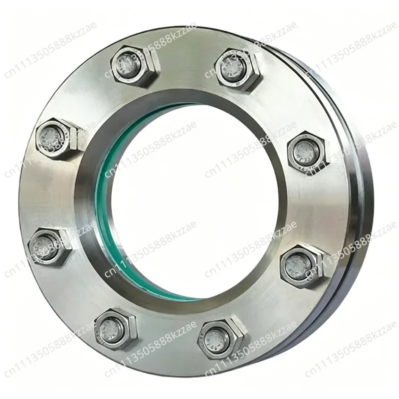 Food Grade Sight Mirror Three-lamp Sight Mirror Stainless Steel 304/316L Welded Round Flange Sight Mirror