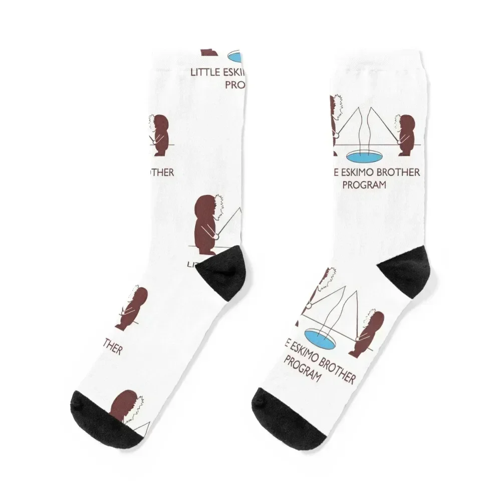 Little ESKIMO BROTHER Program Taco the league tv Socks with print set man Socks For Women Men's