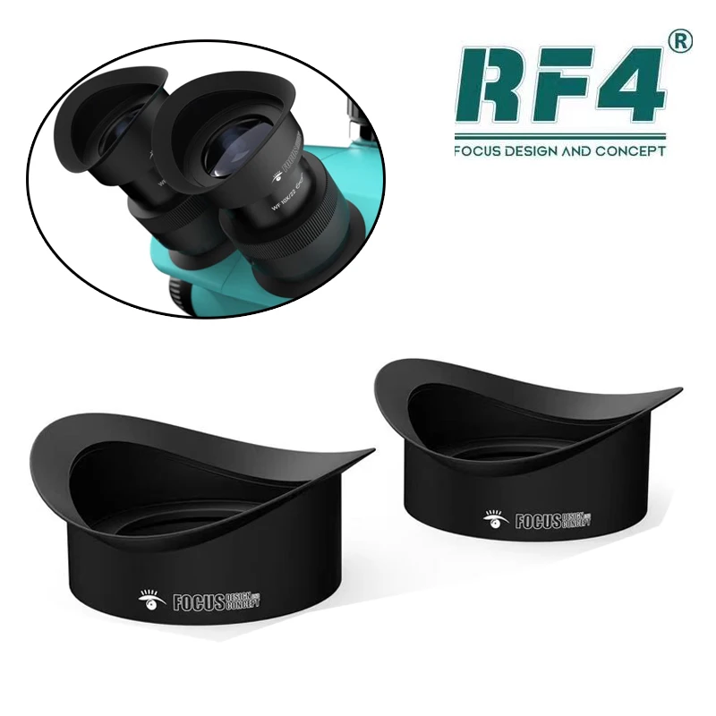 RF4 RF-EM5  Eyepiece Cover for Trinocular Stereo Microscope Prevent Light Leaking  Rubber Eye Guards Shield Cover