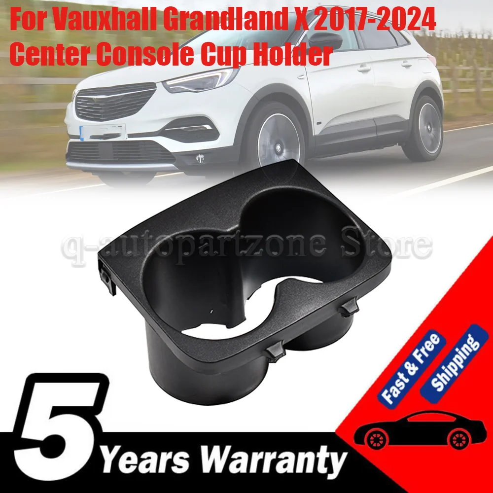 

Anti-Spill Drink Holder Insert For Vauxhall Grandland X 2017-2024 Center Console Cup Mount with Secure Grip Design