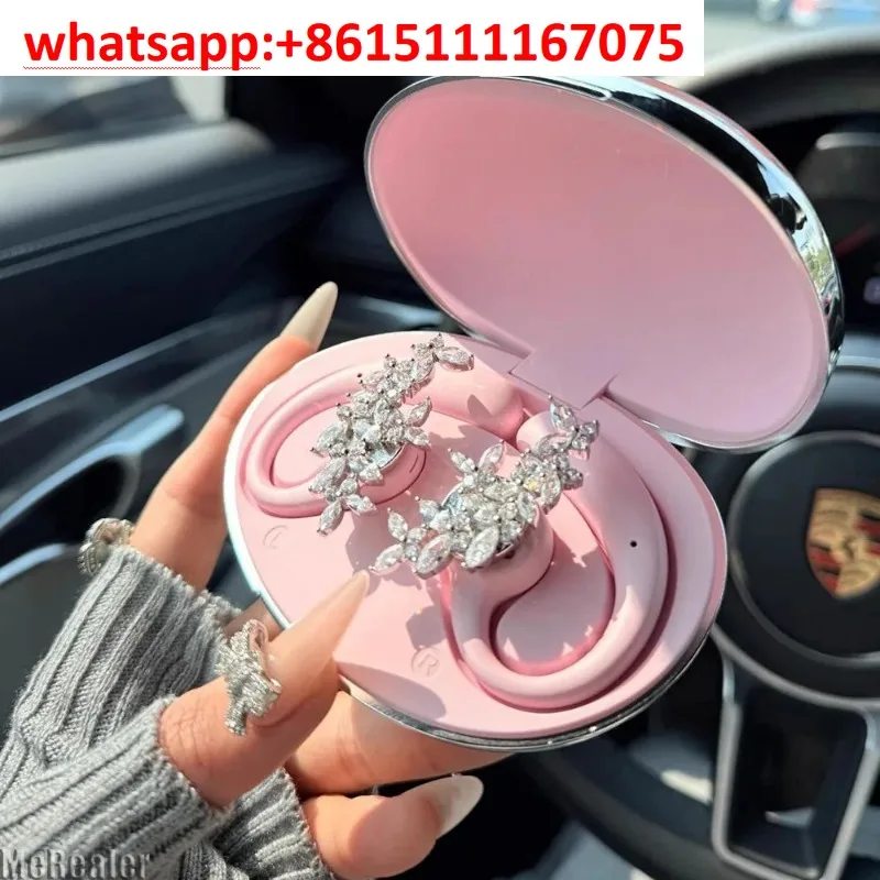 Stylish Girl Ear Hanging Headphone Accessories, Erdu Elegant Replaceable Hook Bluetooth Earphone Earbuds