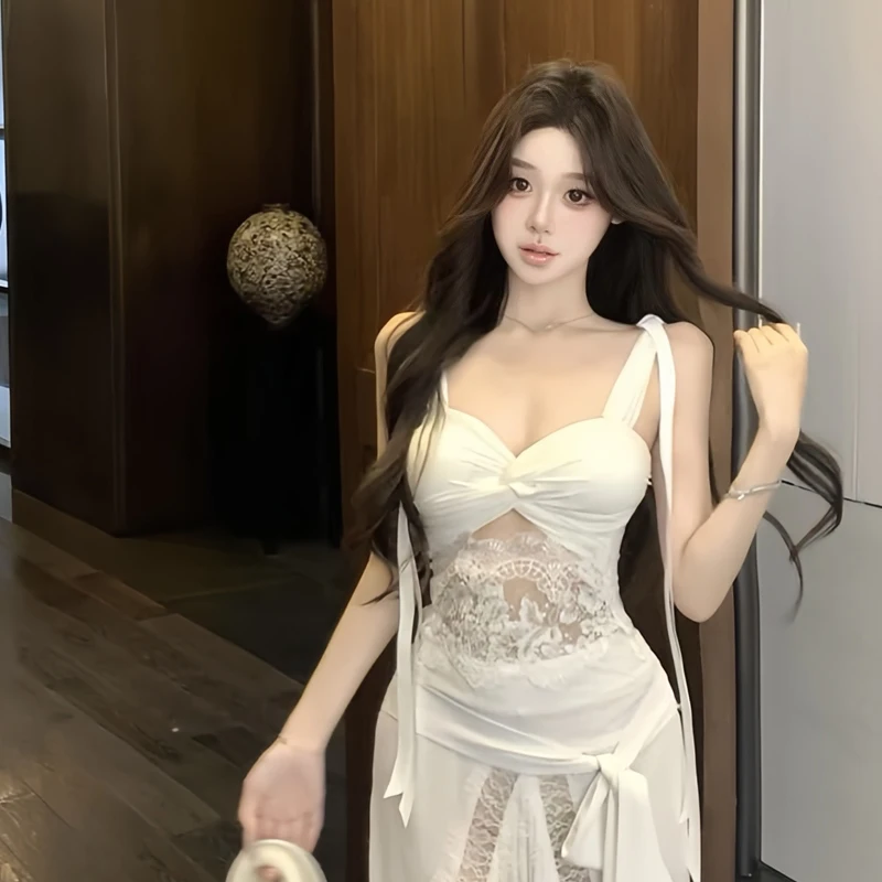 แฟชั่นสีขาวเซ็กซี่สลิมฟิตหวานสายรัดลูกไม้เสื้อชั้นในสตรีสำหรับผู้หญิง