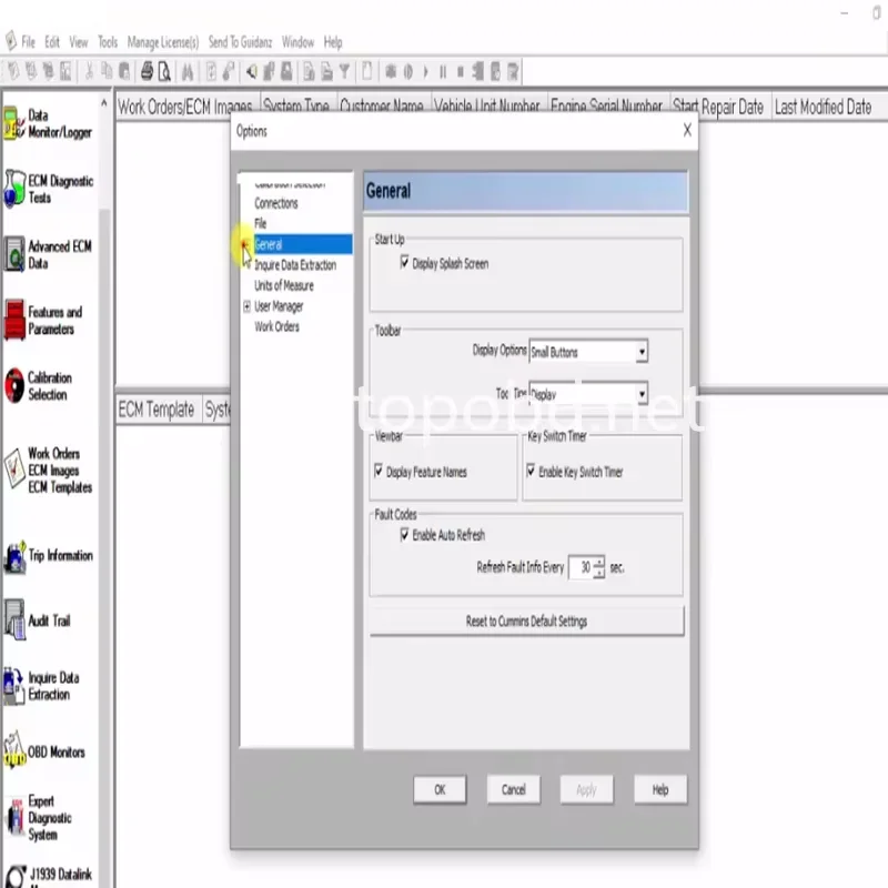 برنامج تشخيص محرك Keygen مجاني من Cummins Insite 8.7 Pro لاختبار رمز الخطأ والتعديل يدعم متعدد اللغات