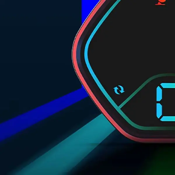G25 GPS HUD Digital Motorcycle Speedometer IP68 Waterproof Car Head Up Display with Ambient Lights For Auto Cars Electric Bikes