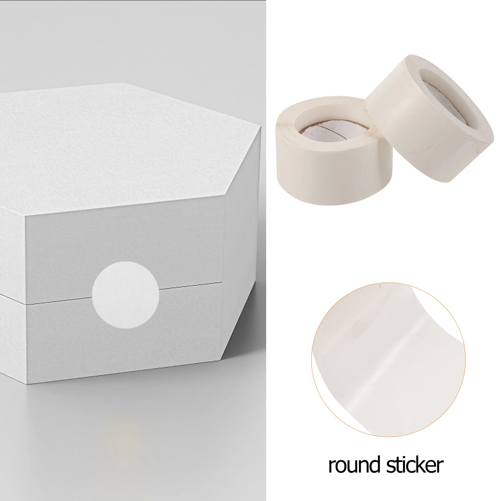 1000 قطعة من ملصقات الختم المستديرة الشفافة للتغليف DIY جرة الحرفية ختم حقيبة الخبز كوكي علاج التفاف لصالح العلامة ملصق