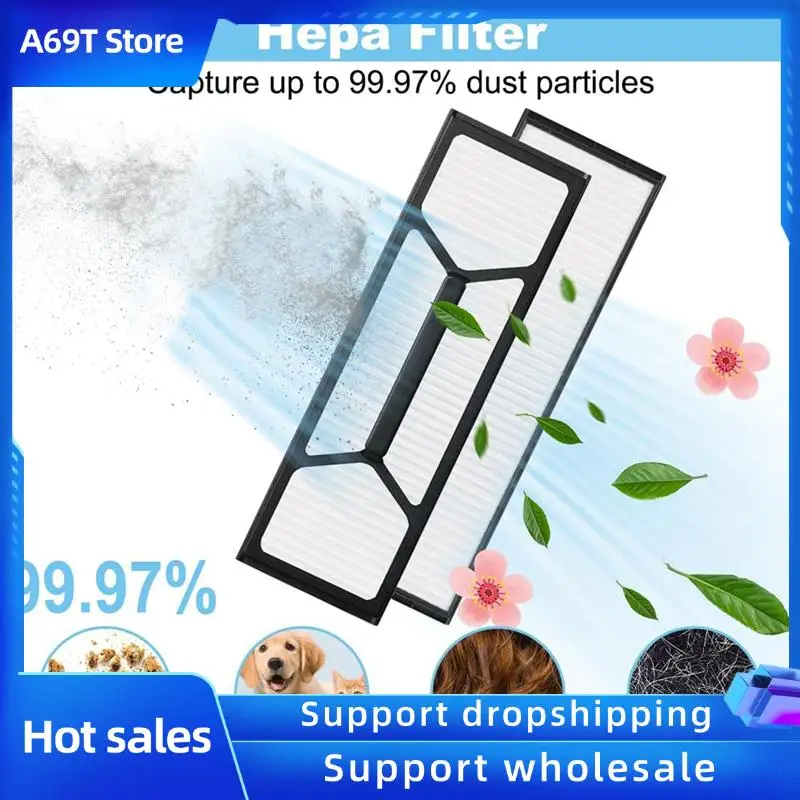 

A69T For Eufy Omni S1 / Omni S1 Pro Robot Vacuum Cleaner Side Brush, Washable Filter, Dust Bag Accessories Kit