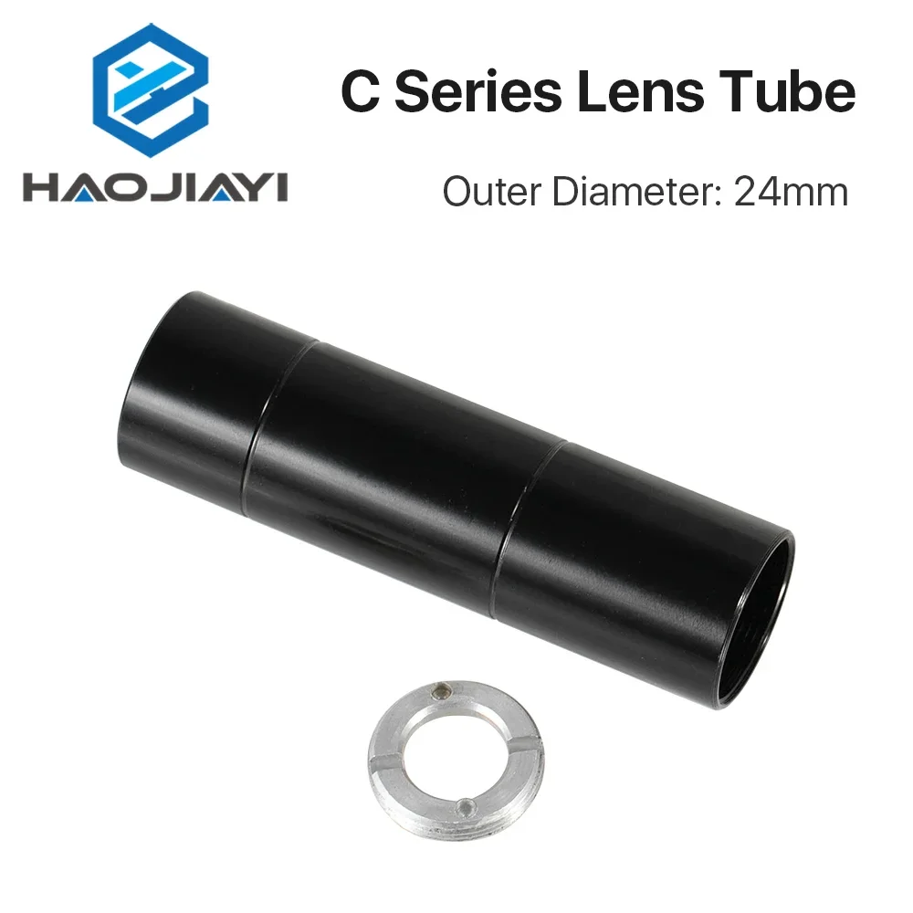 CO2 Laser Lens Tube C Series 24mm OD for Dia.20mm Focus Lens FL50.8/63.5/101.6mm for Laser Cutter