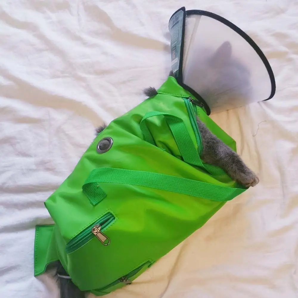 Restraint Fixed Bathing Washing Examining Pet Carrier Sling Bag Pet Backpack Cat Grooming Fixing Bag Cat Grooming Bag