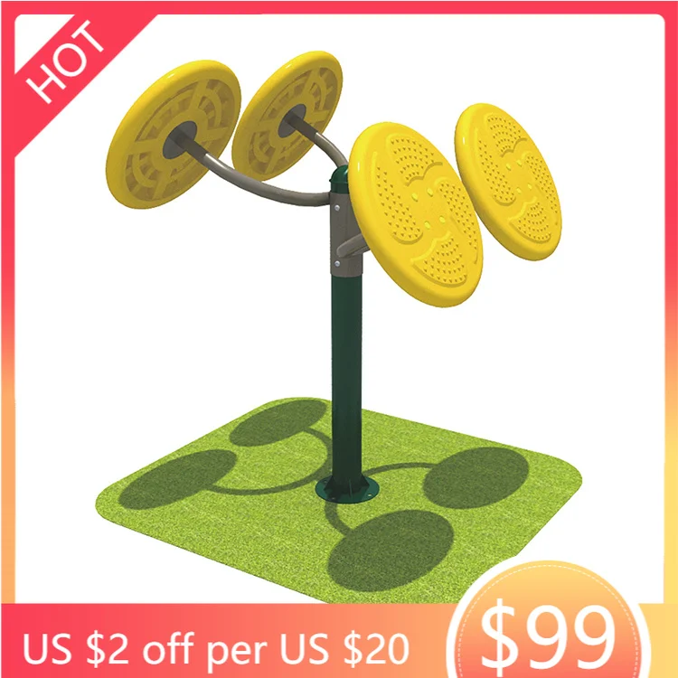 Double Triple Hand Swing Taichi Sport Outdoor Exercise Training Fitness Gym Equipment
