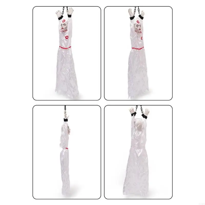 Motion Triggered Hanging Halloween Prop Costume Accessory for Tree and Hallway 6XDA