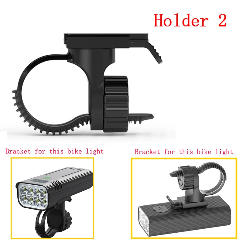 Bike Lights Quick Release Bicycle Headlight Holder Front LED Lamp Buckle Adaptor Bracket Cycling Accessories