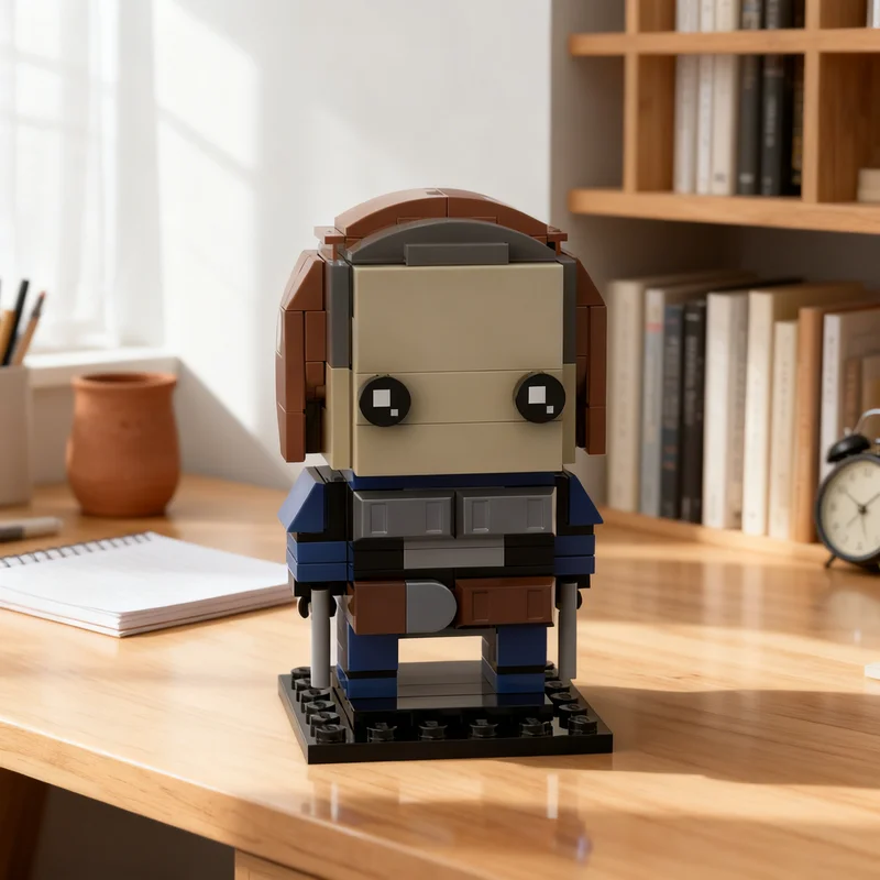 

143pcs MOC Brickheadz Bo Katan Model Building Blocks Architecture Assemble DIY Idea Creative Toy Christmas Gifts Education Brick