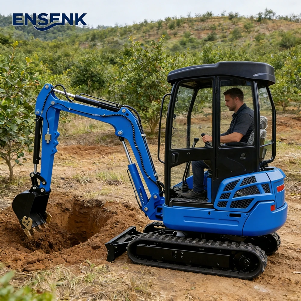 

Mini Excavator 1.0Ton Kubota Engine Construction 1.7Ton 1.8Ton Tools Europe EPA Euro 5 CE Factory Direct Sale