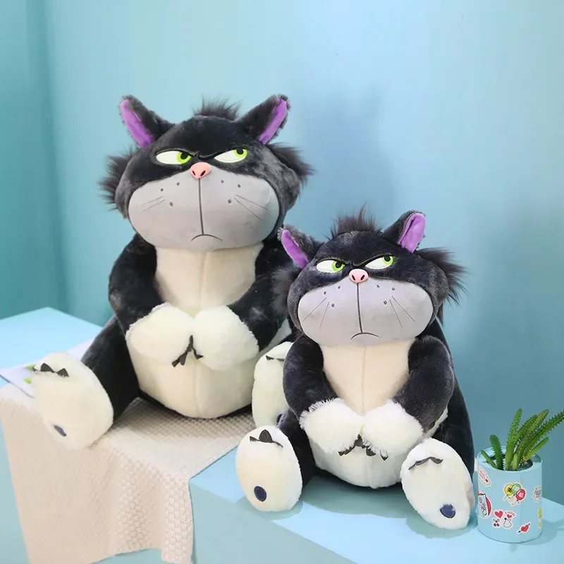 

Hot 30-55cm Full Filling Kawaii Cinderella Lucifer Cat Plush Toys Soft Anime Cartoon Kids Stuffed Doll Children's Birthday Gifts